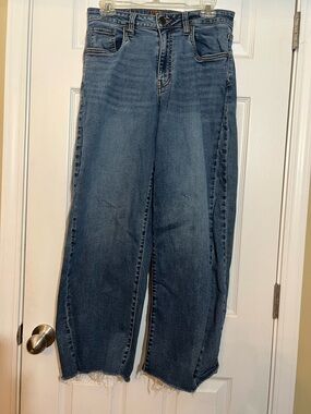 🦋 Kut from the Kloth Shay High-Rise Wide Leg  Barrel Jeans - Medium Blue size 6